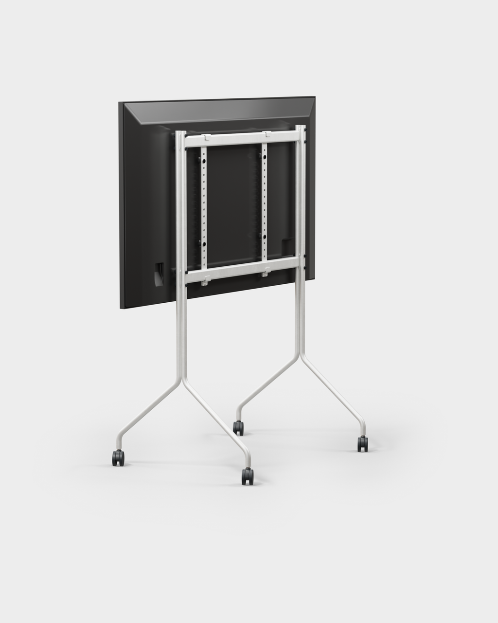 Pedestal Moon Tall Stands W/ Wheels 045 Cloudy Silver